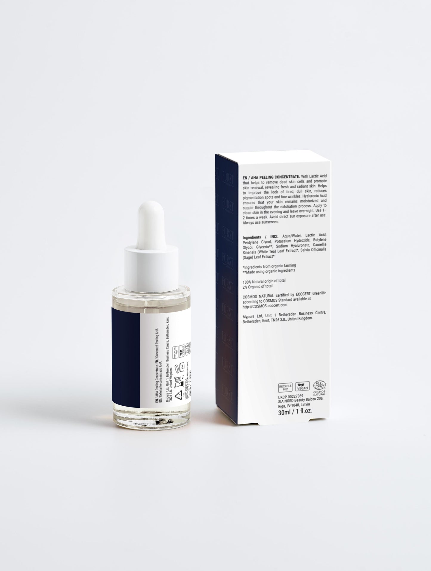 AHA Peeling Concentrate with Lactic Acid and Hyaluronic Acid - WHOLESALE BULK BUY